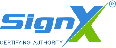 SignX logo - Licensed Certifying Authority